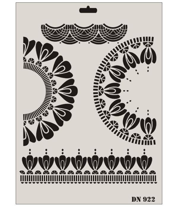Rich Dantel Seri DN-922 Stencil 35x25 cm