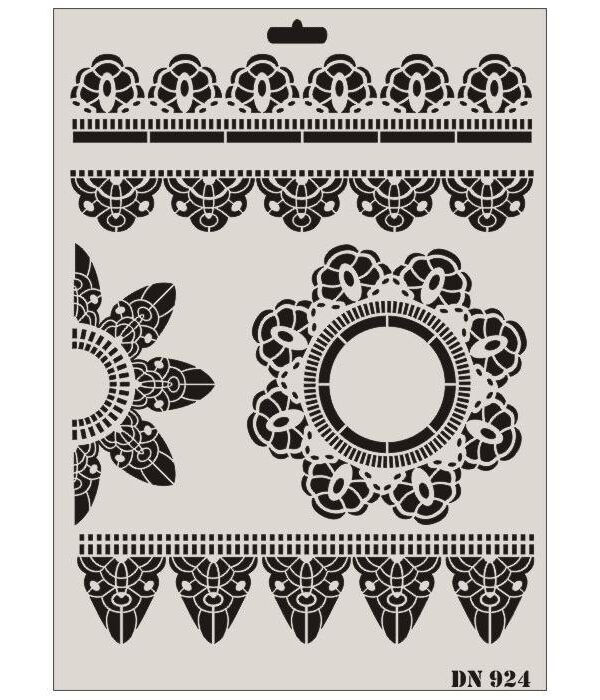 Rich Dantel Seri DN-924 Stencil 35x25 cm