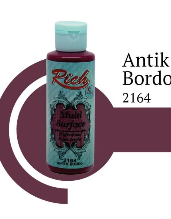 Riculti Surface 2164 Antik Bordo Akrilik Boya 120 cc
