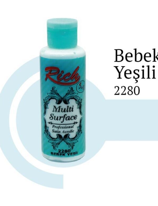 Riculti Surface 2280 Bebek Yeşili Akrilik Boya 130 cc