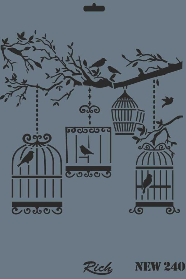Rich New Seri N-240 Stencil 35x25 cm