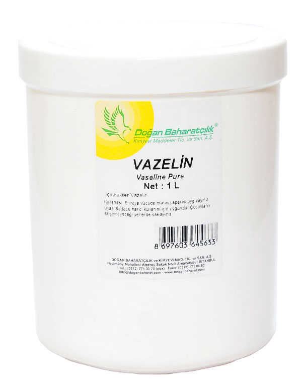Saf Vazelin Beyaz 1 Lt Pet Kanoz