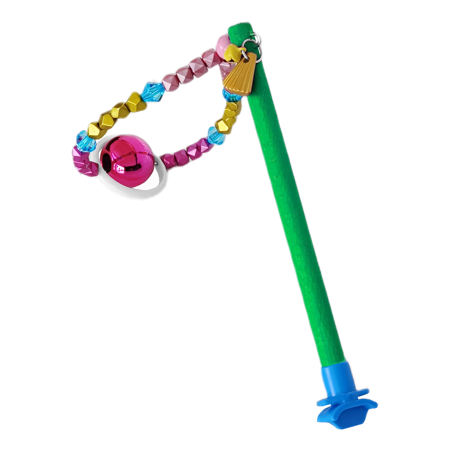 Tünekli Döner Toplu Kuş Oyuncağı 10 cm-16 cm Yeşil - Görsel 3