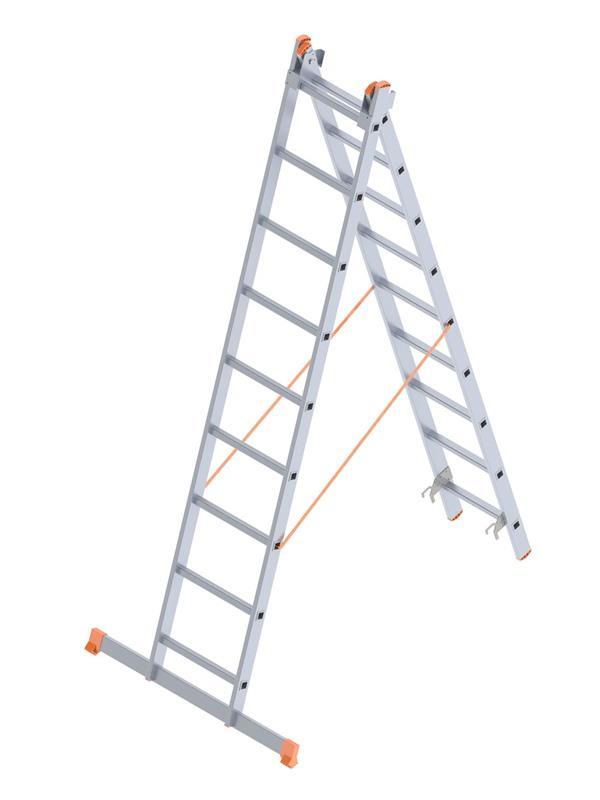 Saraylı 2X9 A Tipi Sürü Merdiven 4,94 Metre