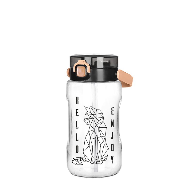 Şeffaf Matara - 1500 ml - 50,7 oz - WATERMODE Matara - Görsel 3