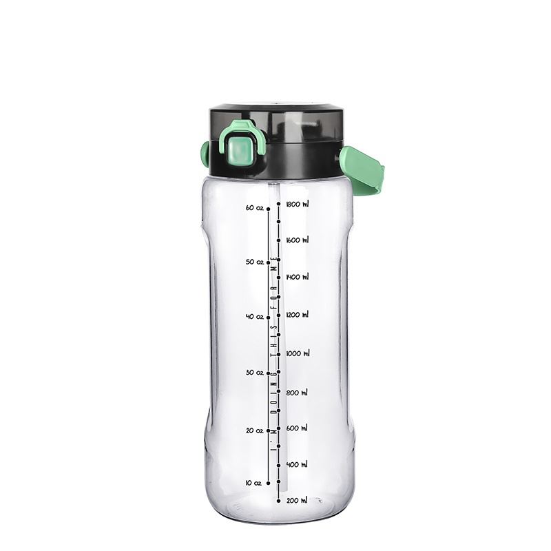 Şeffaf Matara - 2000 ml - 67,6 oz - WATERMODE Matara - Görsel 2