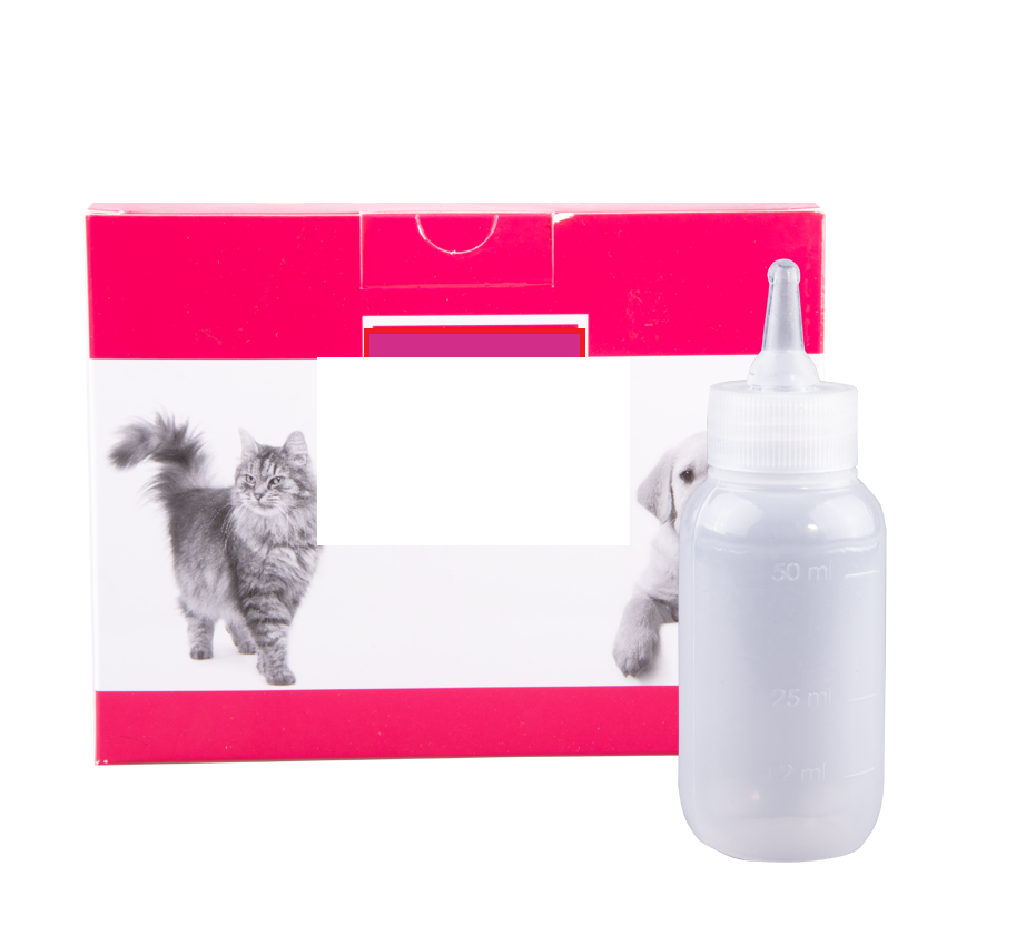 Şeffaf Pet Biberon 50 ml Yru Kedi ve Köpekler İçin Biberon - Görsel 2