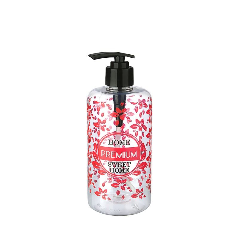 Şeffaf Sıvı Sabunluk Yuvarlak Plastik 500 ML - Görsel 3