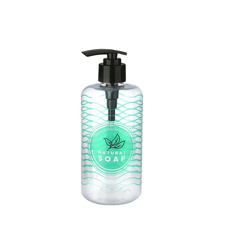 Şeffaf Sıvı Sabunluk Yuvarlak Plastik 500 ML - Görsel 5