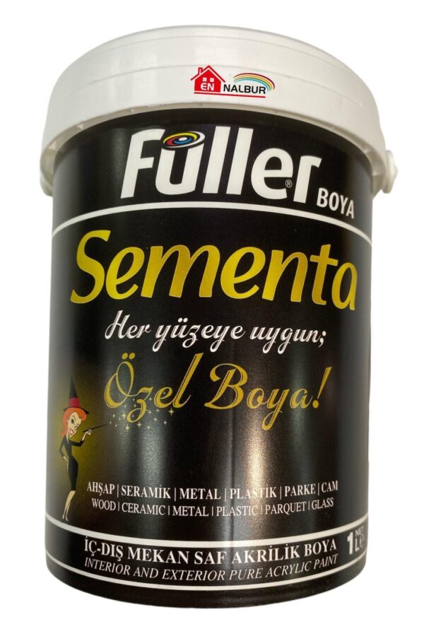 Sementa Özel Su Bazlı Saf Akrilik Boya 1 Litre Beyaz