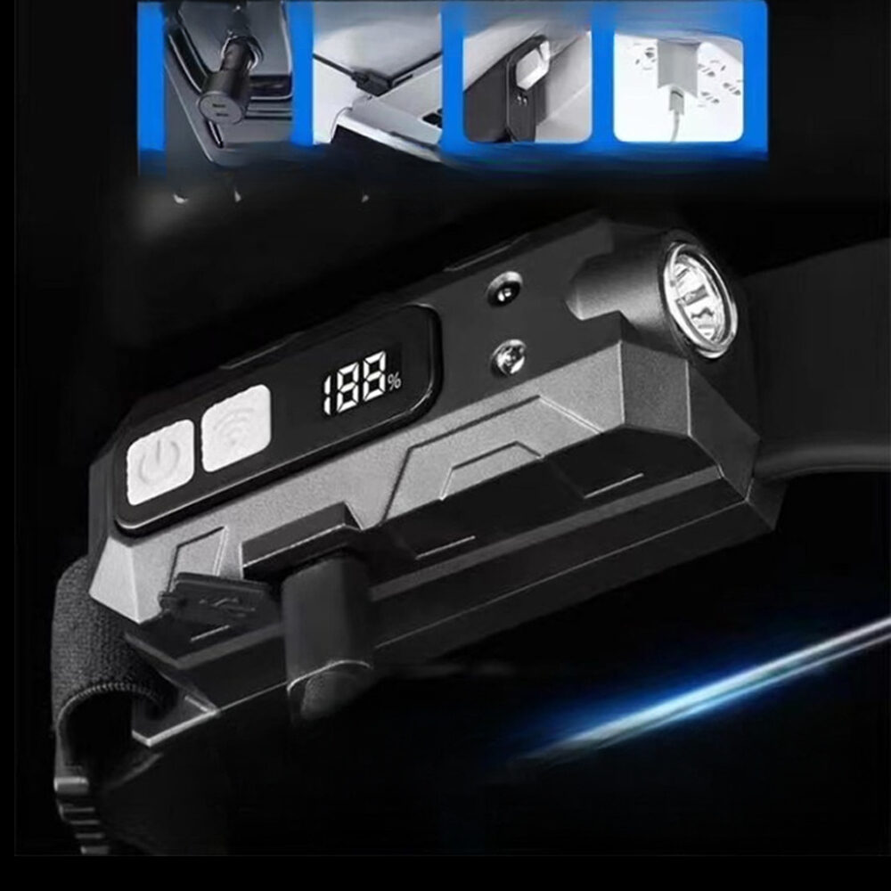 Sensörlü Cob XPG Led Kafa Lambası WT-066 - Görsel 4