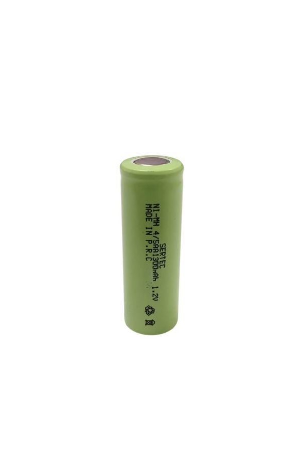 Sertec - 1.2V 1300 Mah - 4/5AA- Ni-MH Şarjlı Pil - (Başsız / Flat Head)
