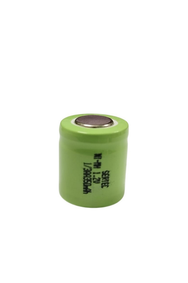 Sertec - 1.2V 350 Mah - 1/3AA - Ni-MH Şarjlı Pil - (Başsız / Flat Head)
