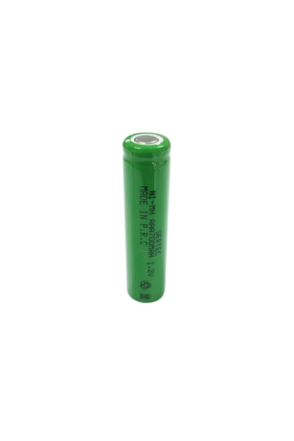 Sertec - 1.2V 700 Mah - AAA - Ni-MH Şarjlı Pil - (Başsız / Flat Head)
