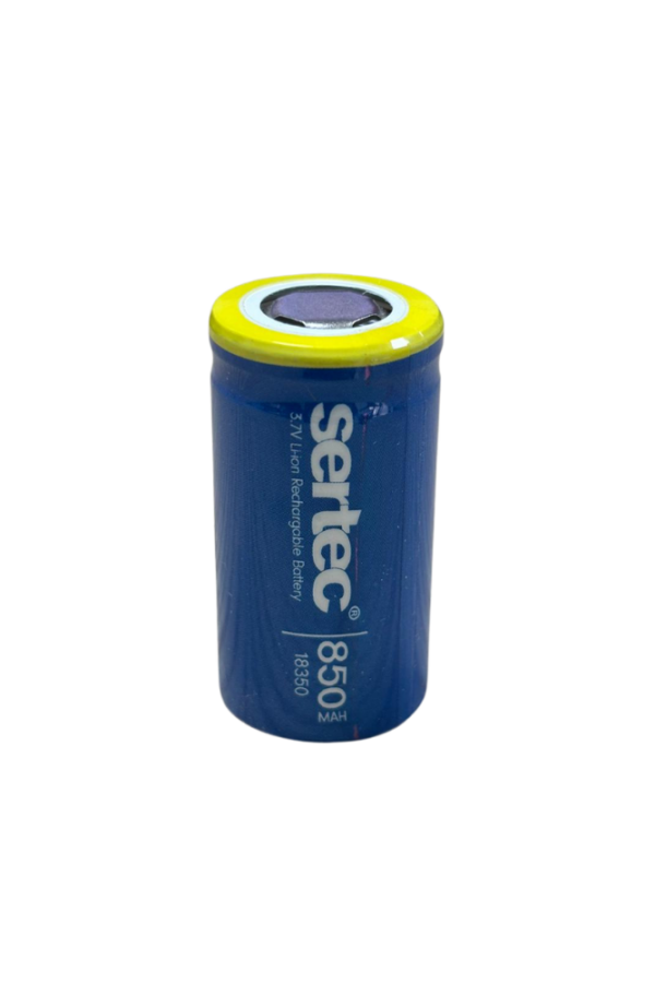 Sertec 18350 3.7V 850 Mah Li-Ion Şarjlı Pil - 1C