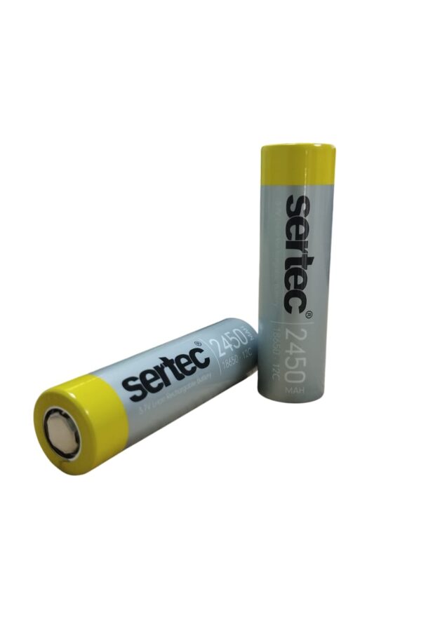 Sertec 18650 3.7V 2450 Mah 12C Li-Ion Şarjlı Pil