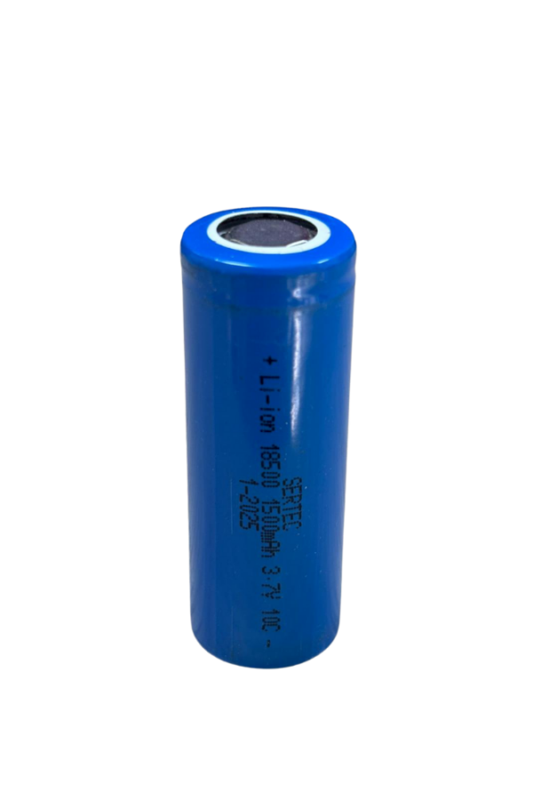 Sertec 3.7V Li-ion 18500 1500 mAh 10C Şarjlı Pil