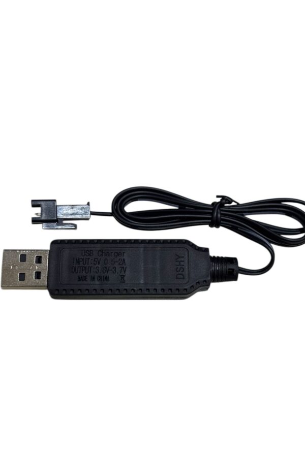 Sertec 3.7V Li-ion SM-2P Soket Oyuncak Batsı USB Şarj Kablosu