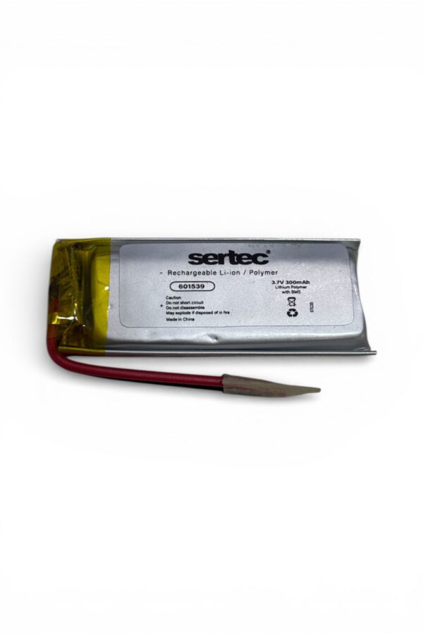 Sertec 601539 3.7V 300 MAh Li-Polymer Pil (Devreli/1.5A)