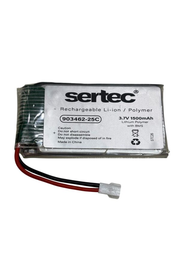 Sertec / 903462 / 3.7V - 1500mAh - 25C  BEYAZ SOKET