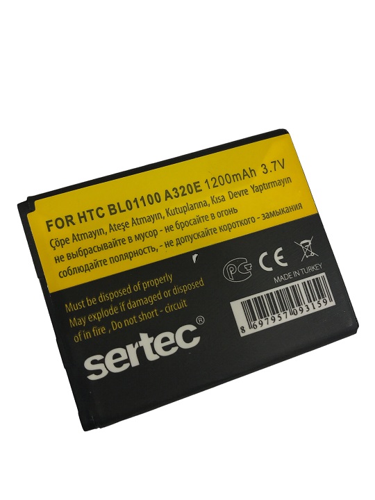 SERTEC - HTC   A320E / Desire C / BA-S850 Uyumlu Bat