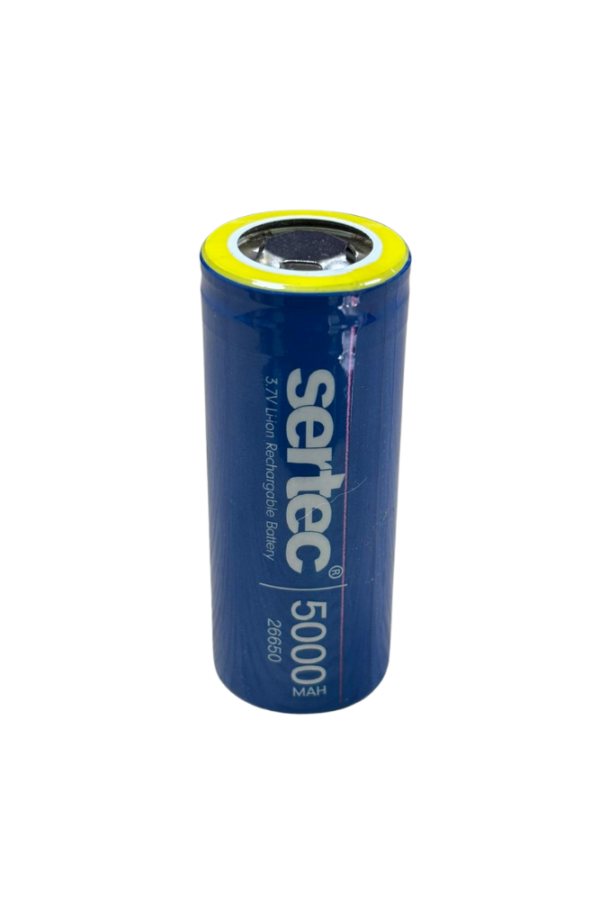 Sertec ICR26650 Li-Ion 3.7V 5000mAh 3C Şarjlı Pil