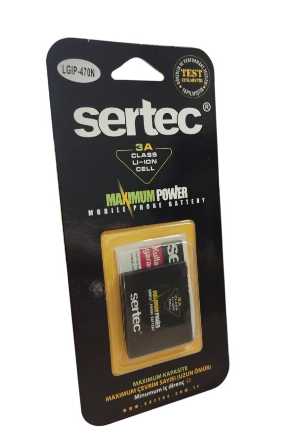 SERTEC -  GD580 / IP-470N Uyumlu Bat