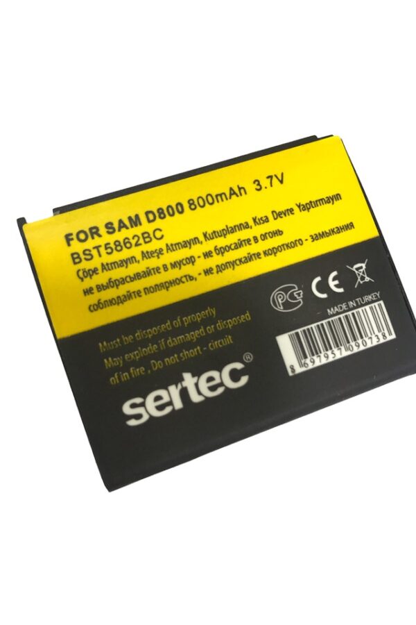 SERTEC -  D808/D800 Uyumlu Bat