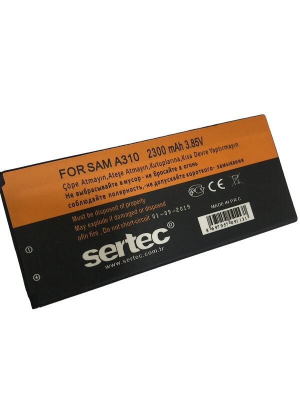 SERTEC -  GALAXY A310 - A3 2016 Uyumlu Bat
