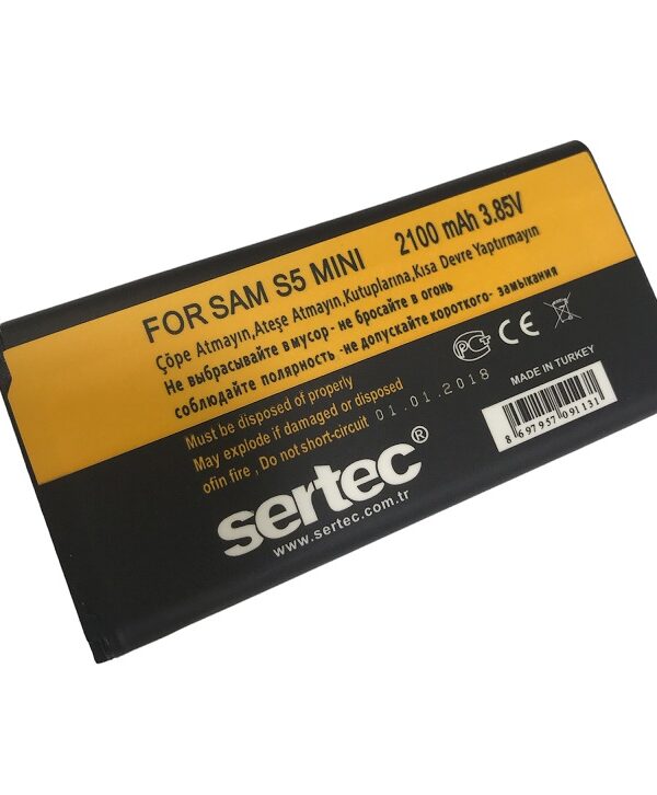 SERTEC -  GALAXY S5 MİNİ-SM-G800F Uyumlu Bat