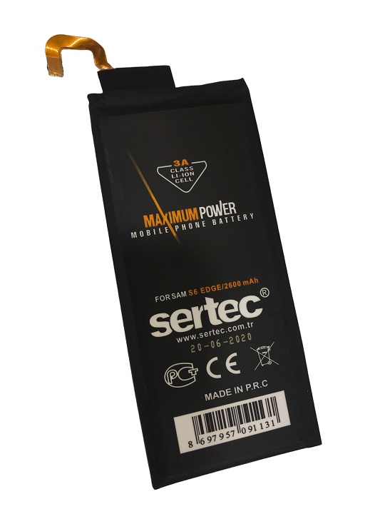 SERTEC -  GALAXY S6 EDGE Uyumlu Bat