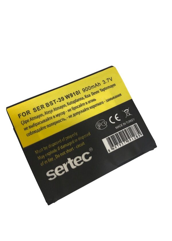 SERTEC - SONY / ERİCSON  SR--39 / W 910 I Uyumlu Bat