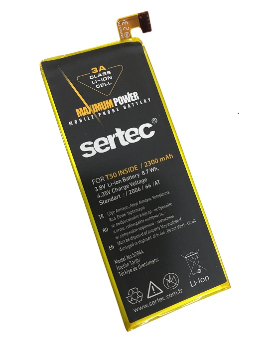 SERTEC - Turkcell T-50 Uyumlu Bat