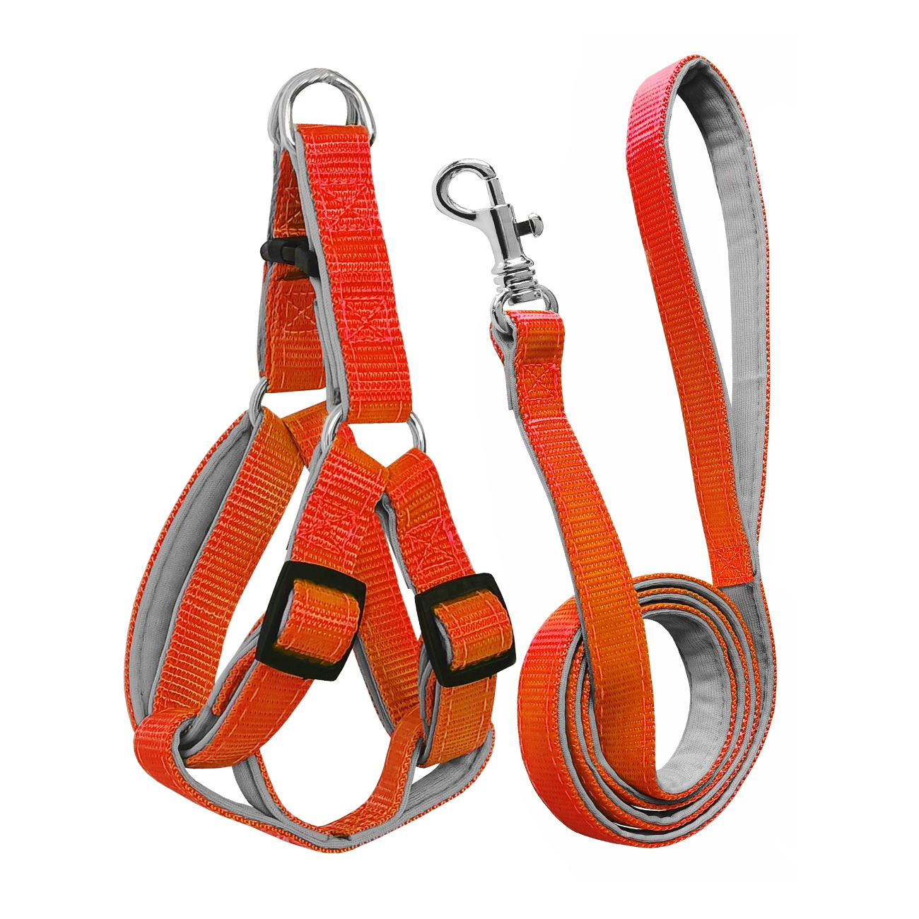 Gezdirme Kayışlı Dokuma Köpek Göğüs Tasma Seti 52*73-110 cm Tcu