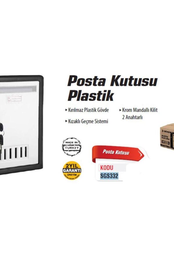 332 Plastik Posta Kutusu 2 lı