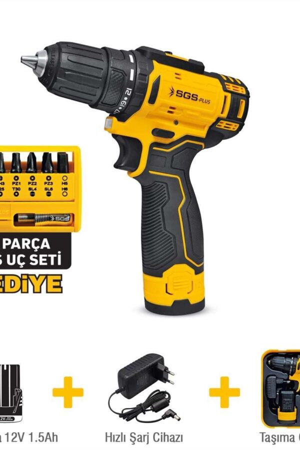 5147 Akülü Vidalama 12 Volt 1,5 Ah
