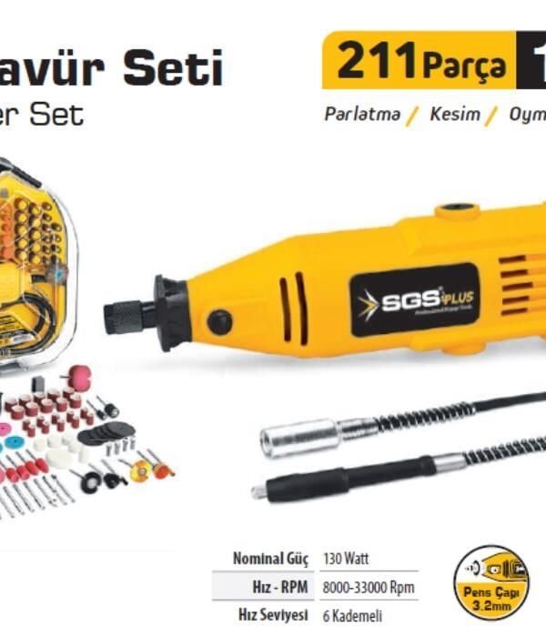 5260 Hobi Grür Seti 130 Watt 211 Parça
