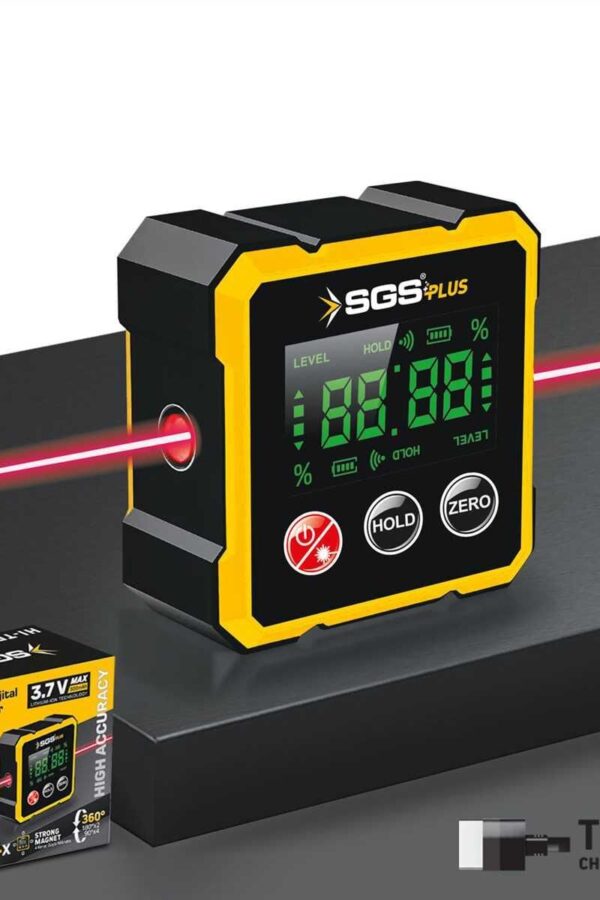 5431 Lazer Dijital Açı Ölçer Mıknatıslı