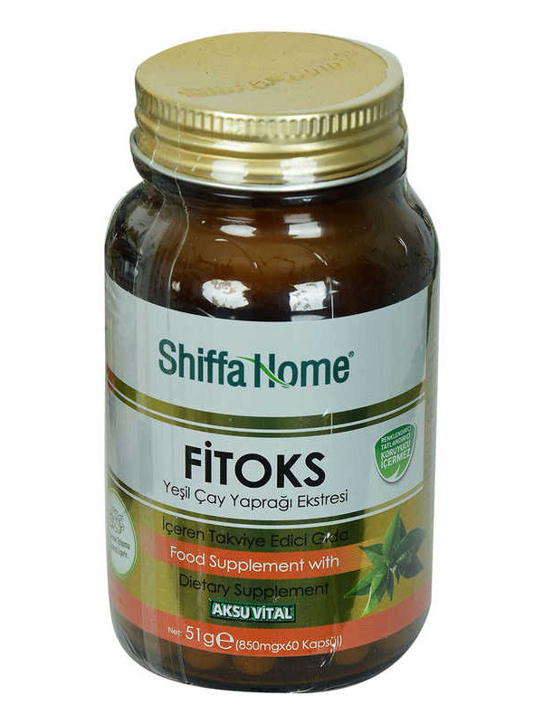 Shiffa Home Fitoks Yeşil  Yaprağı Ekstresi Diyet Takviyesi 850 Mg x 60