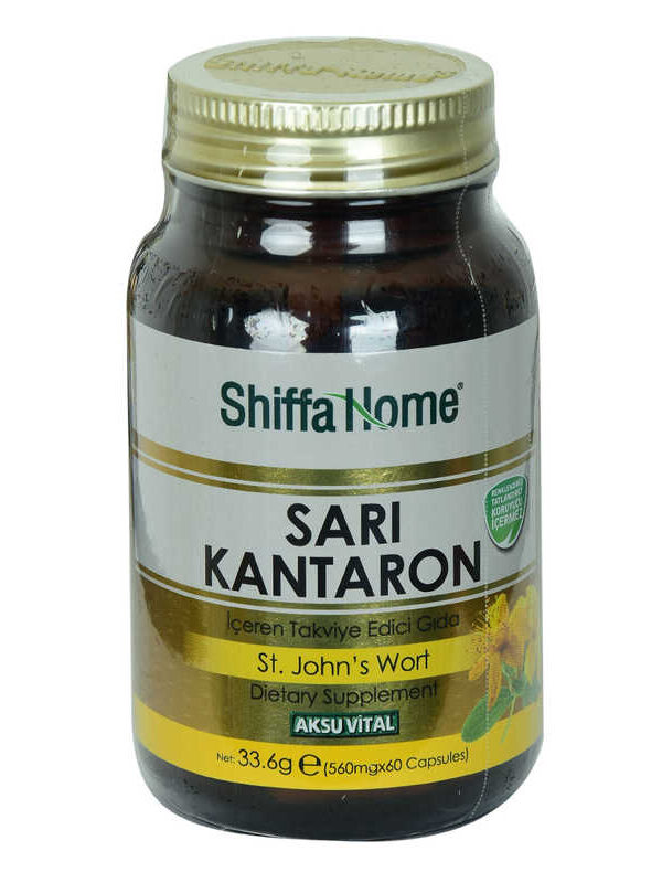 Shiffa Home Sarı Kantaron Diyet Takviyesi 560 Mg x 60