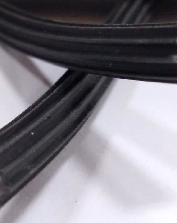 Sineklik Fitili 4,5 mm Siyah 10 Metre