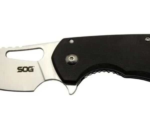 Sog İsonzo 1396BK Siyah Kamp Çakı 18cm - Yarı Otomatik, Kemerlikli, Kutulu