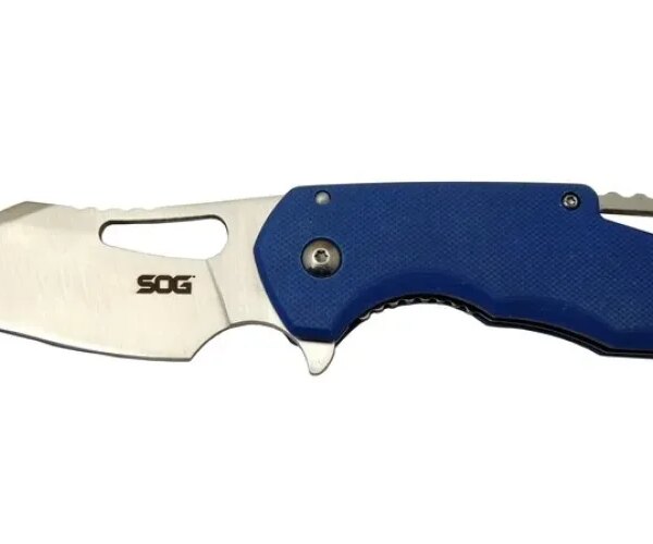 Sog İsonzo 1396BL Mi Kamp Çakı 18cm - Yarı Otomatik, Kemerlikli, Kutulu