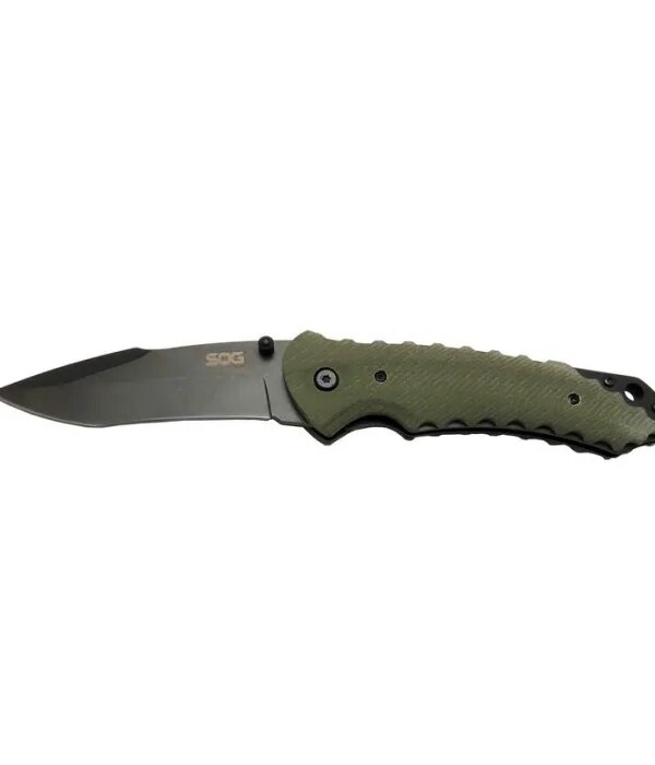 Sog Kiku Çakı Haki 22 cm Deri Kılıf , Kemerlikli