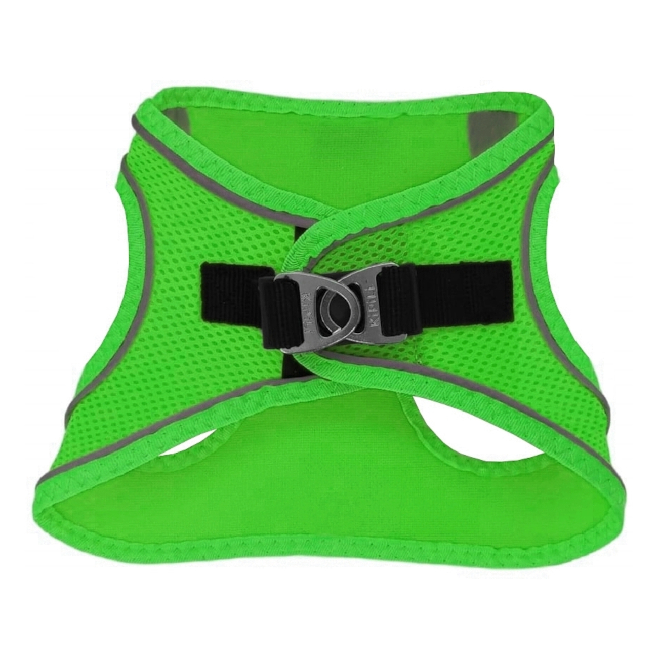 Üç Kilitli Sportif Kedi Köpek Göğüs Tasması 20-24 cm -Small Yeşil - Görsel 2