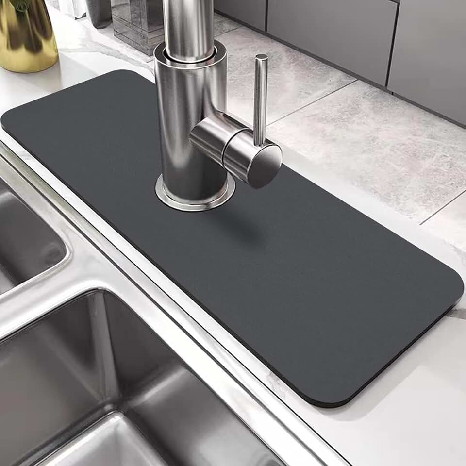 Su Emici Sihirli Banyo Musluk Matı Labo Kenar Matı - Görsel 2