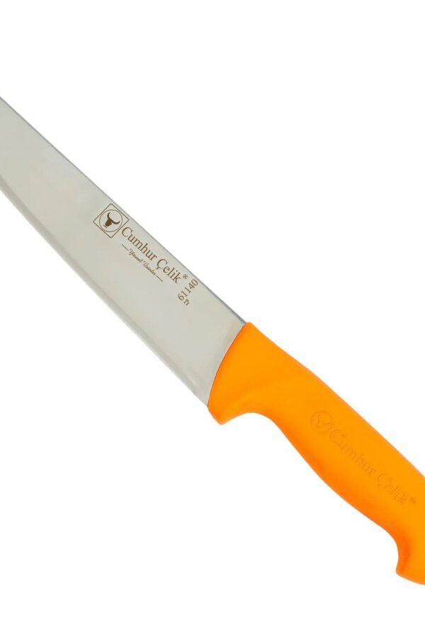 Sürmene Cumhur Çelik 61140 Kasap Kurban Bıçağı, 20 cm, Kaymaz Sap