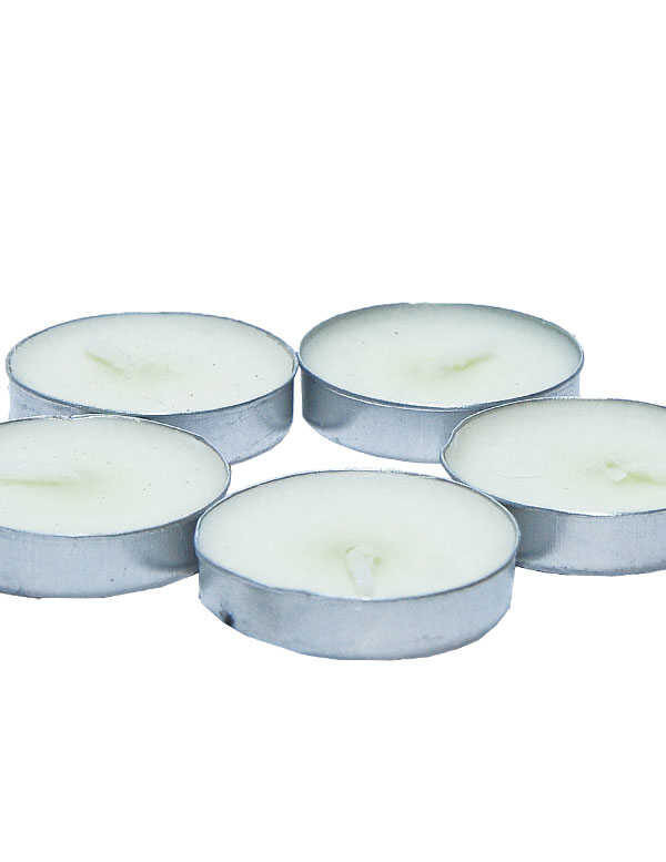 Tea Lights Beyaz  5 li 1 Paket