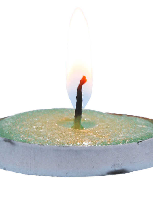 Tea Lights Yeşil  5 li 1 Paket