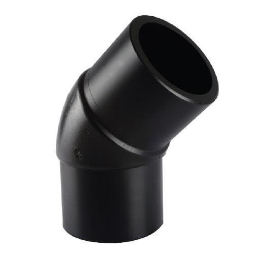 Tega HDPE Spi Açık Dirsek 125 mm 45 Derece